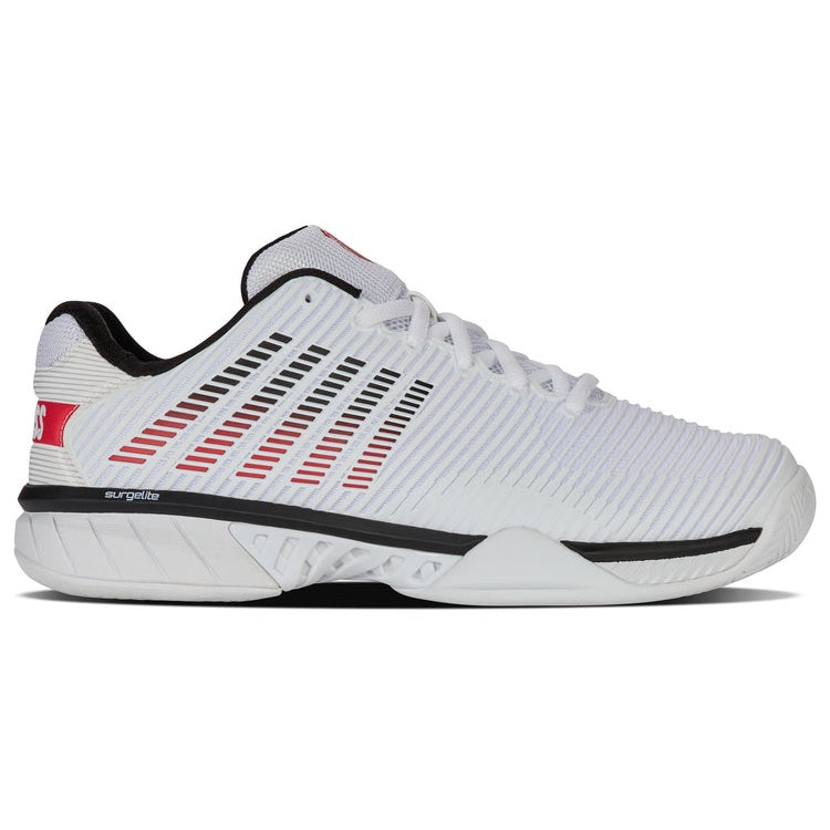 K-Swiss Hypercourt Express 2 Wide Men's tennis shoes - White/Black/Red 6806-140