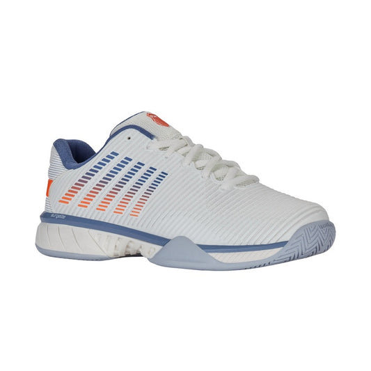 K-Swiss Hypercourt Express 2 Wide Men's tennis shoes - White/Blue/Orange 6806-139