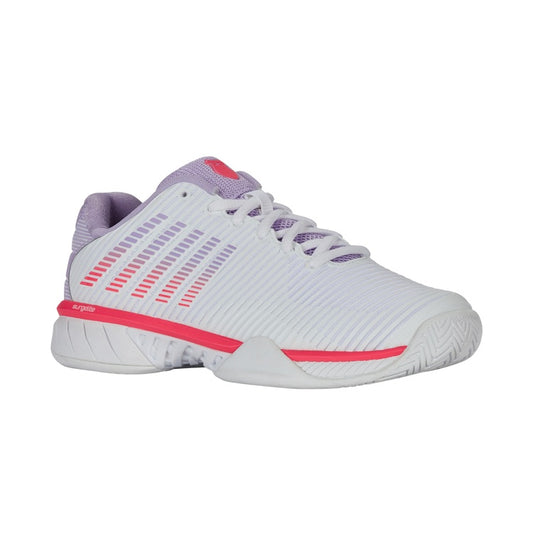 K-Swiss Hypercourt Express 2 Wide Women's tennis shoes - White/Pink/Purple 96807-182