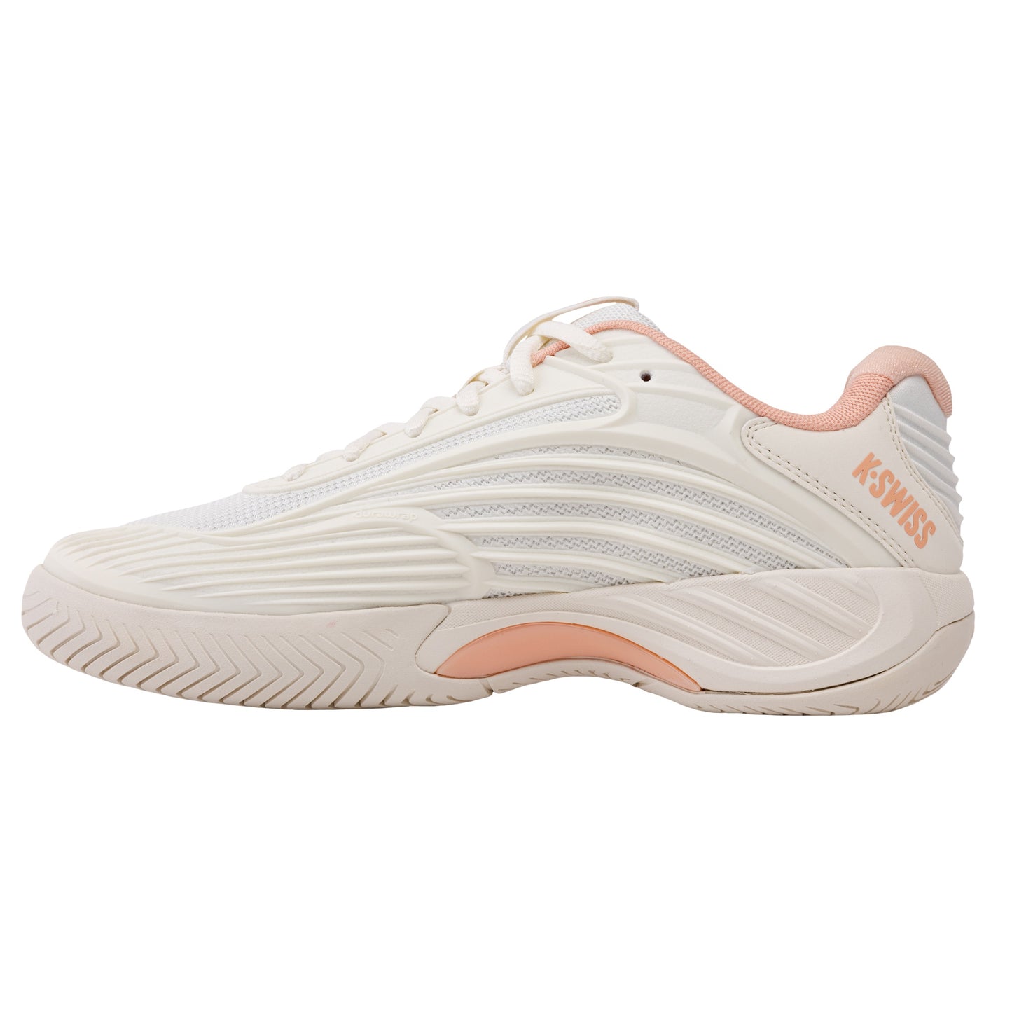 K-Swiss Hypercourt Express 3 Women's tennis shoes - Egret/Peach 4603-150