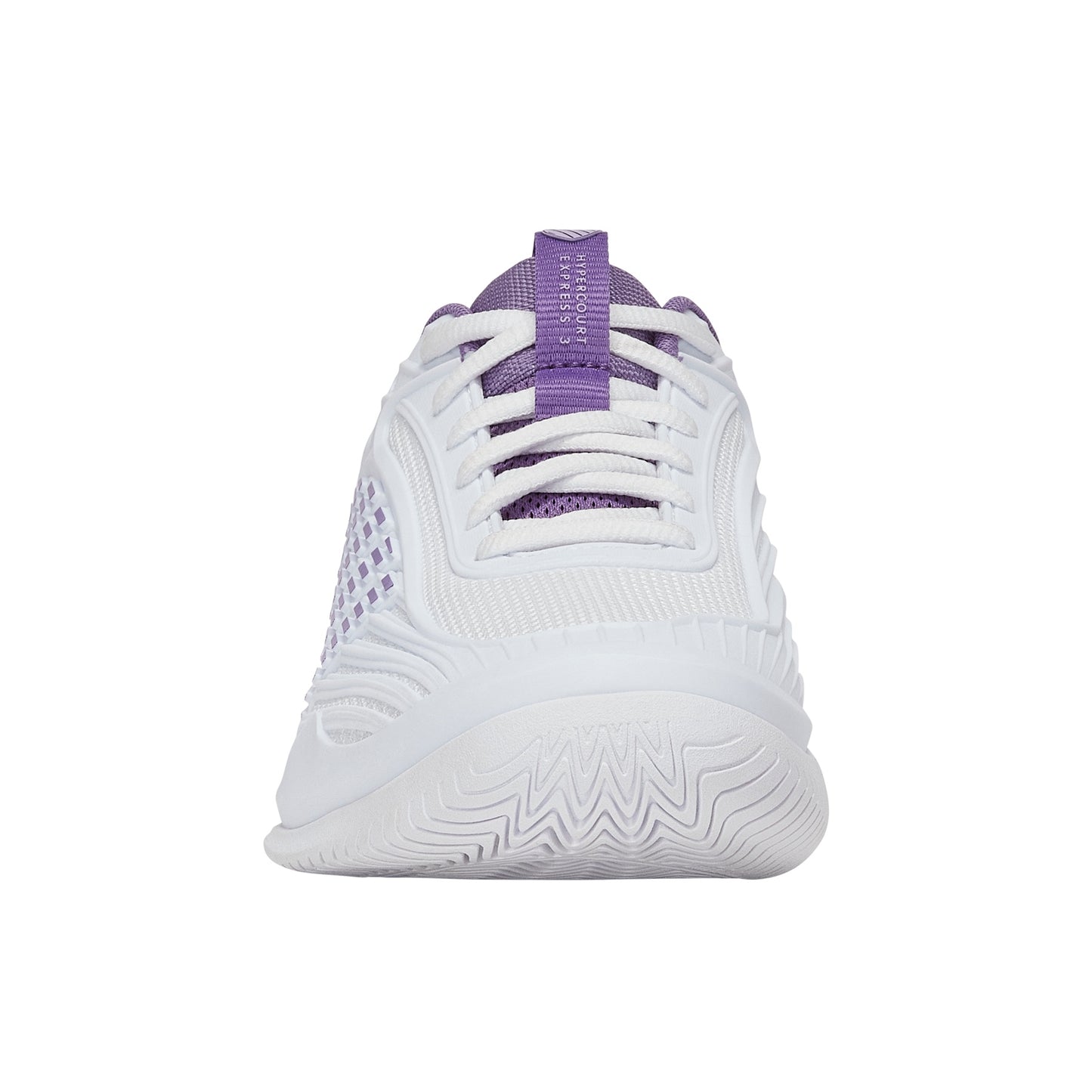 K-Swiss Hypercourt Express 3 Women's tennis shoes - White/Purple 4603-160