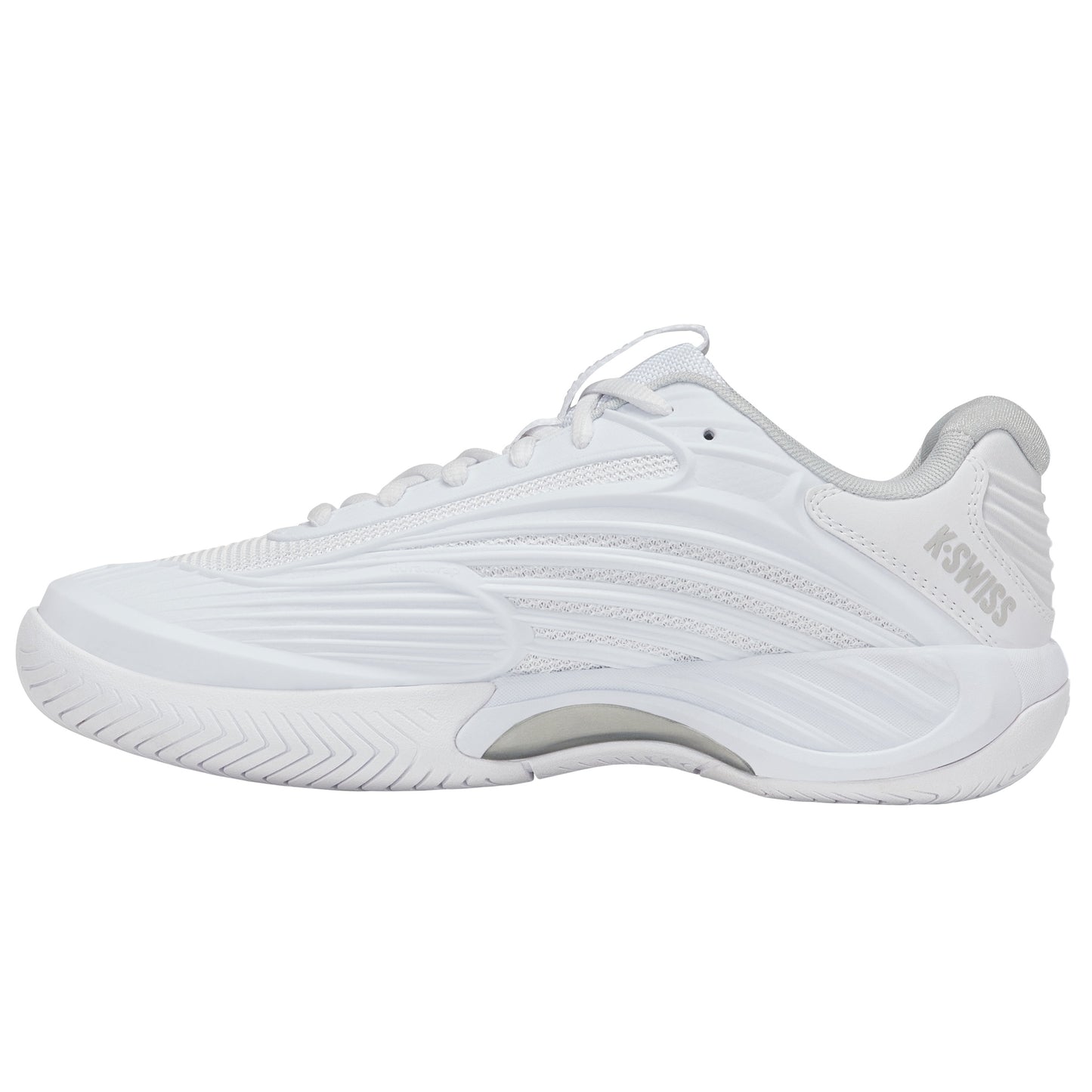 K-Swiss Hypercourt Express 3 Women's tennis shoes - White/Silver 4603-162
