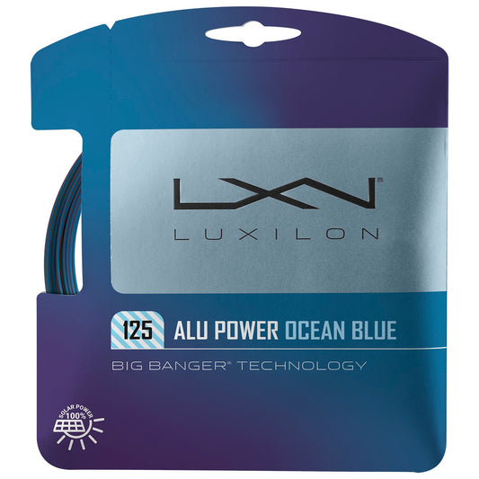 Luxilon ALU Power Ocean Blue Tennis String