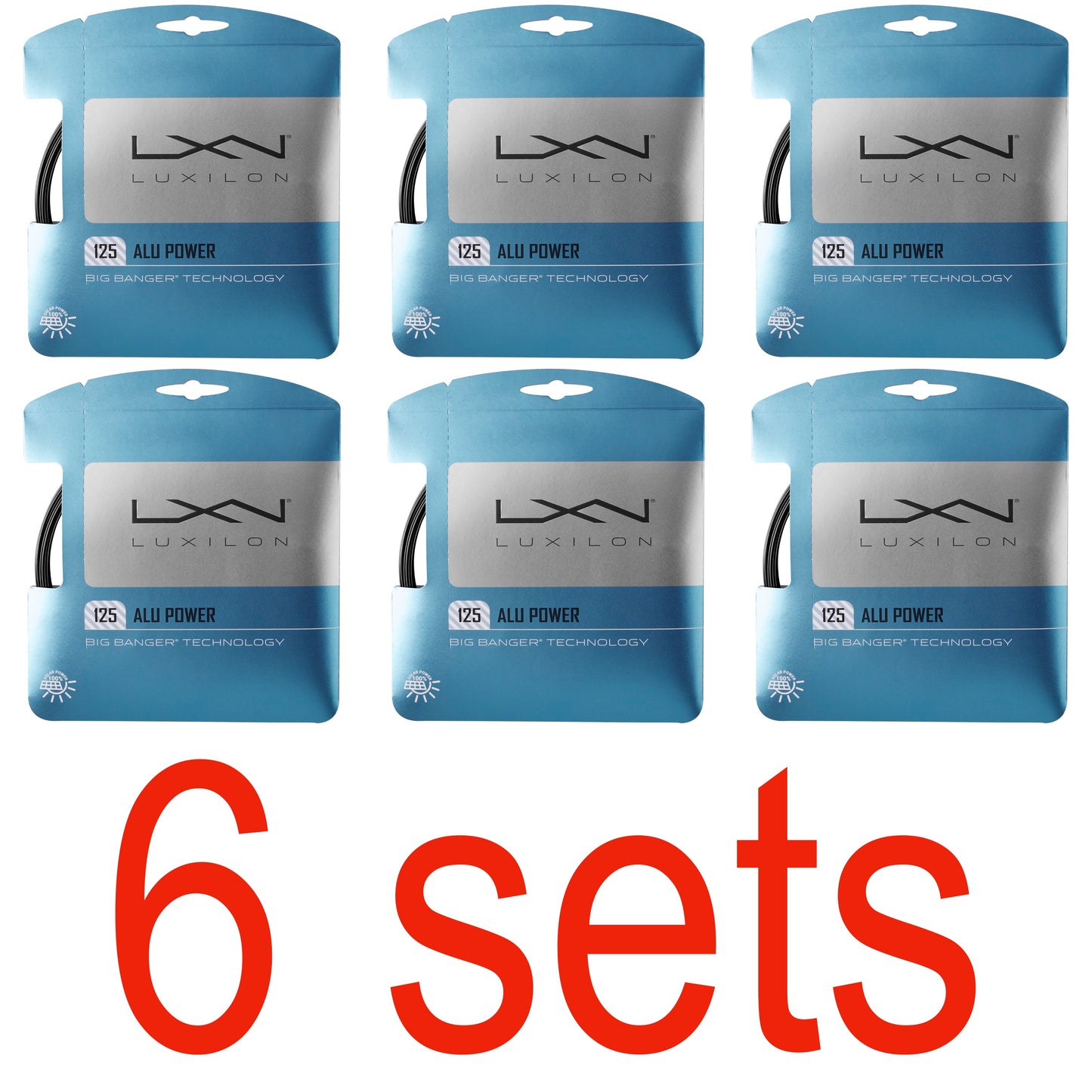 Luxilon ALU Power Black Tennis String