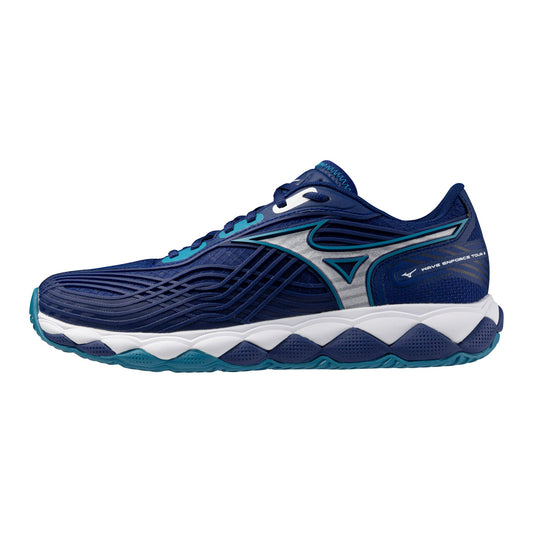 Mizuno Wave Enforce Tour Blue/White Men tennis shoes