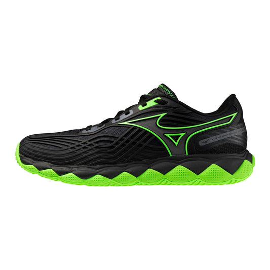 Mizuno Wave Enforce Tour 2 Black/Green Men tennis shoes 9049