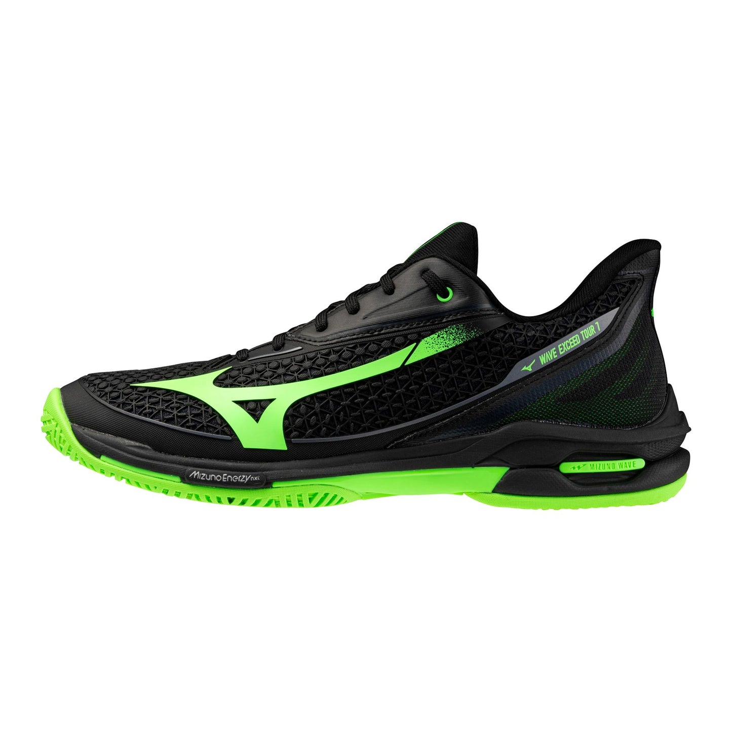 Mizuno Wave Exceed Tour 7 Black/Green Men tennis shoes 9049