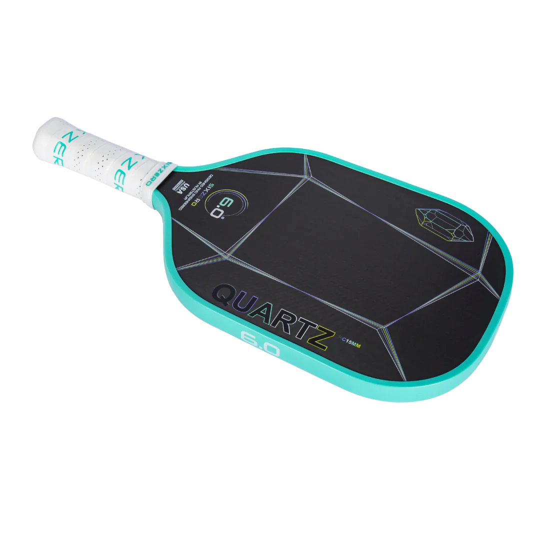 Six Zero Quartz 15mm Pickleball paddle