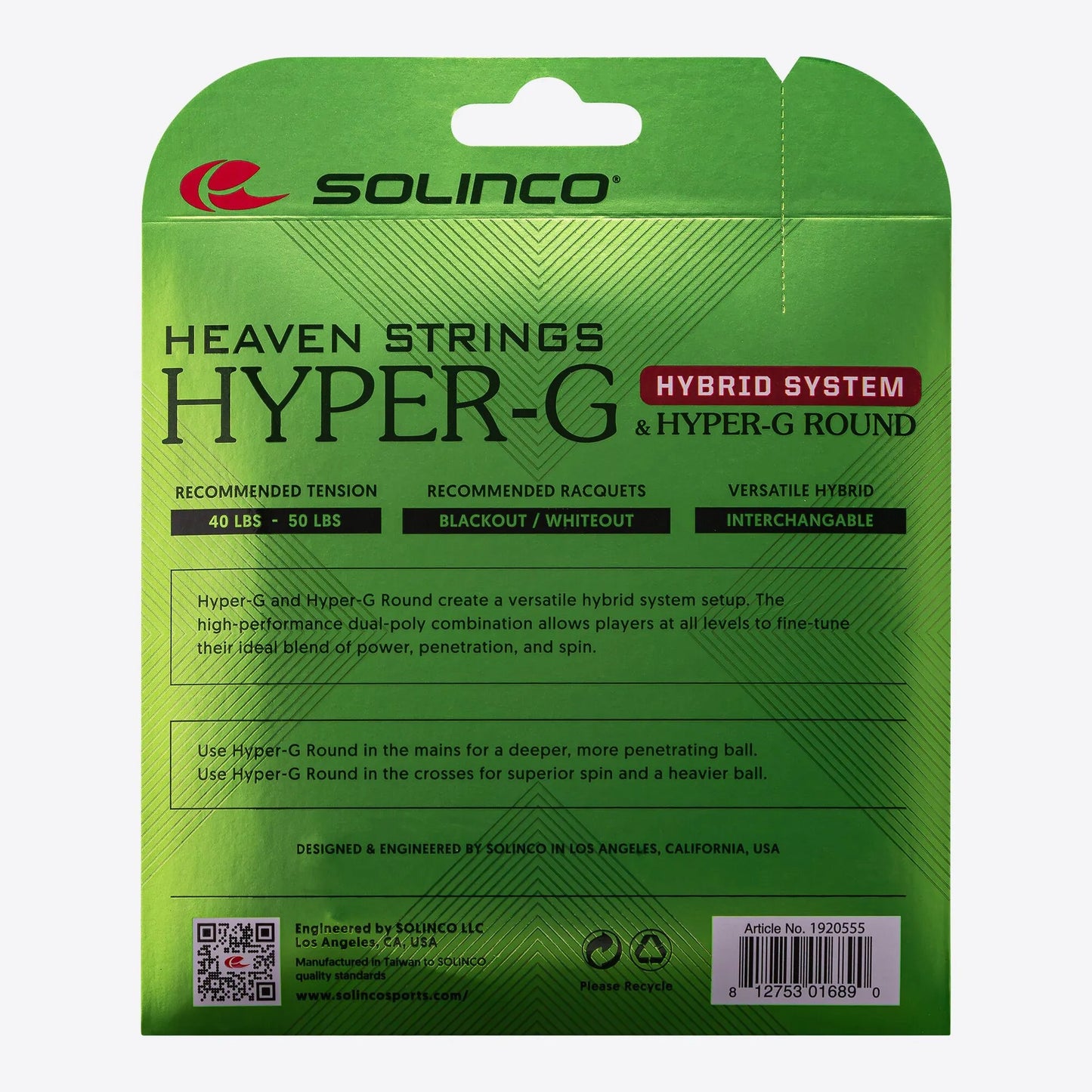 Solinco Hyper-G Hybrid