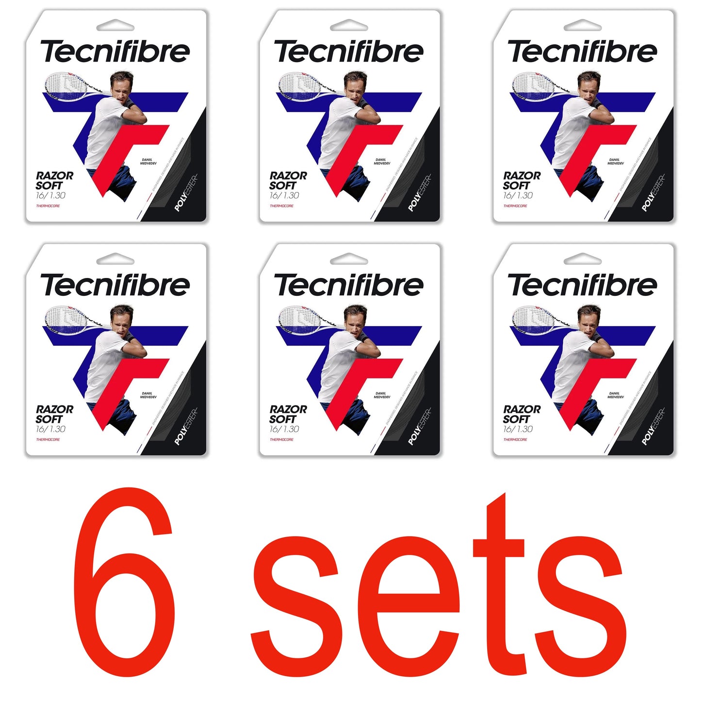 Tecnifibre Razor Code Tennis String - White