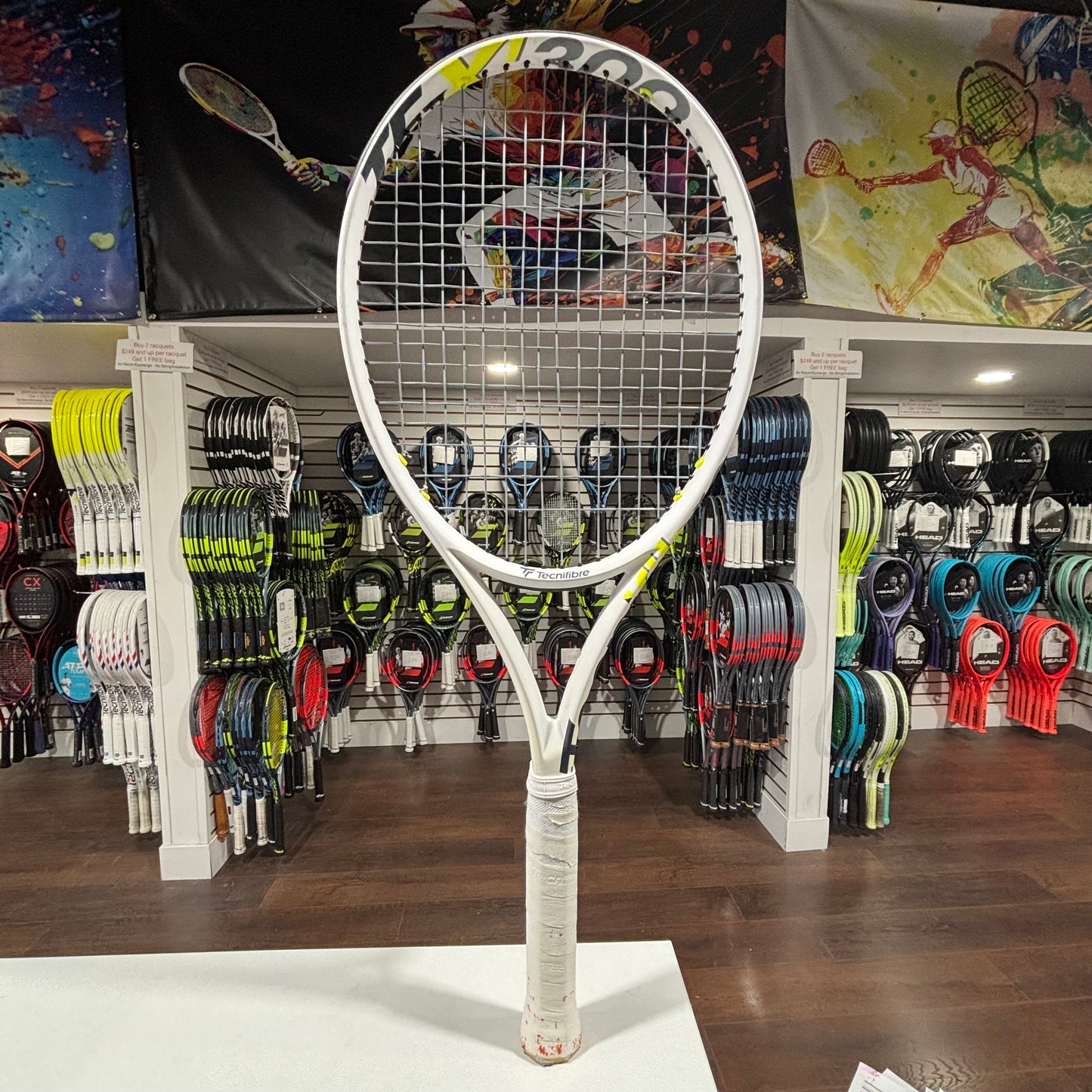 Tecnifibre TF-X1 300 gripsize 4 3/8 (Condition 8/10) 0609-06