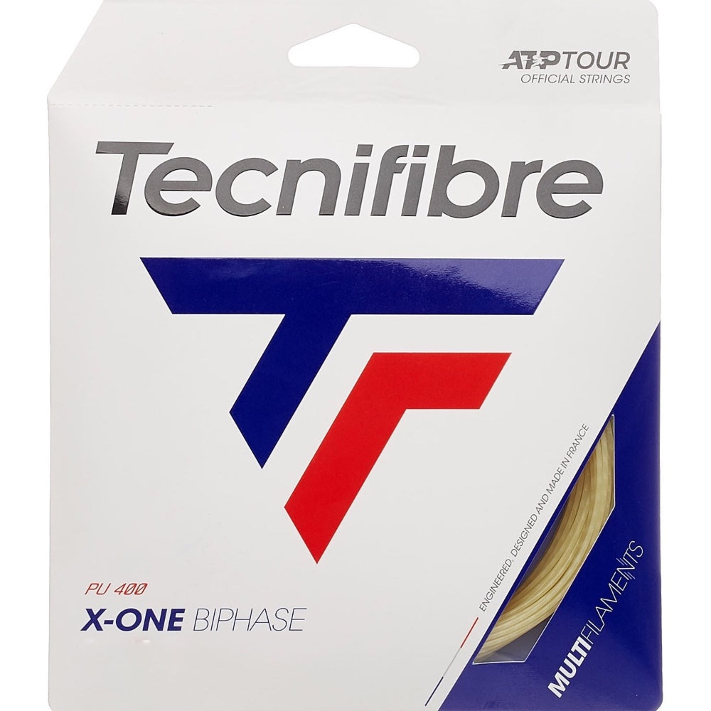 Tecnifibre X-One Biphase Tennis String - Natural - VuTennis.com