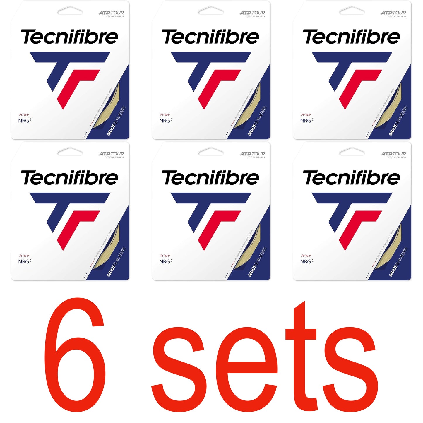 Tecnifibre NRG2 Natural Tennis String - VuTennis.com