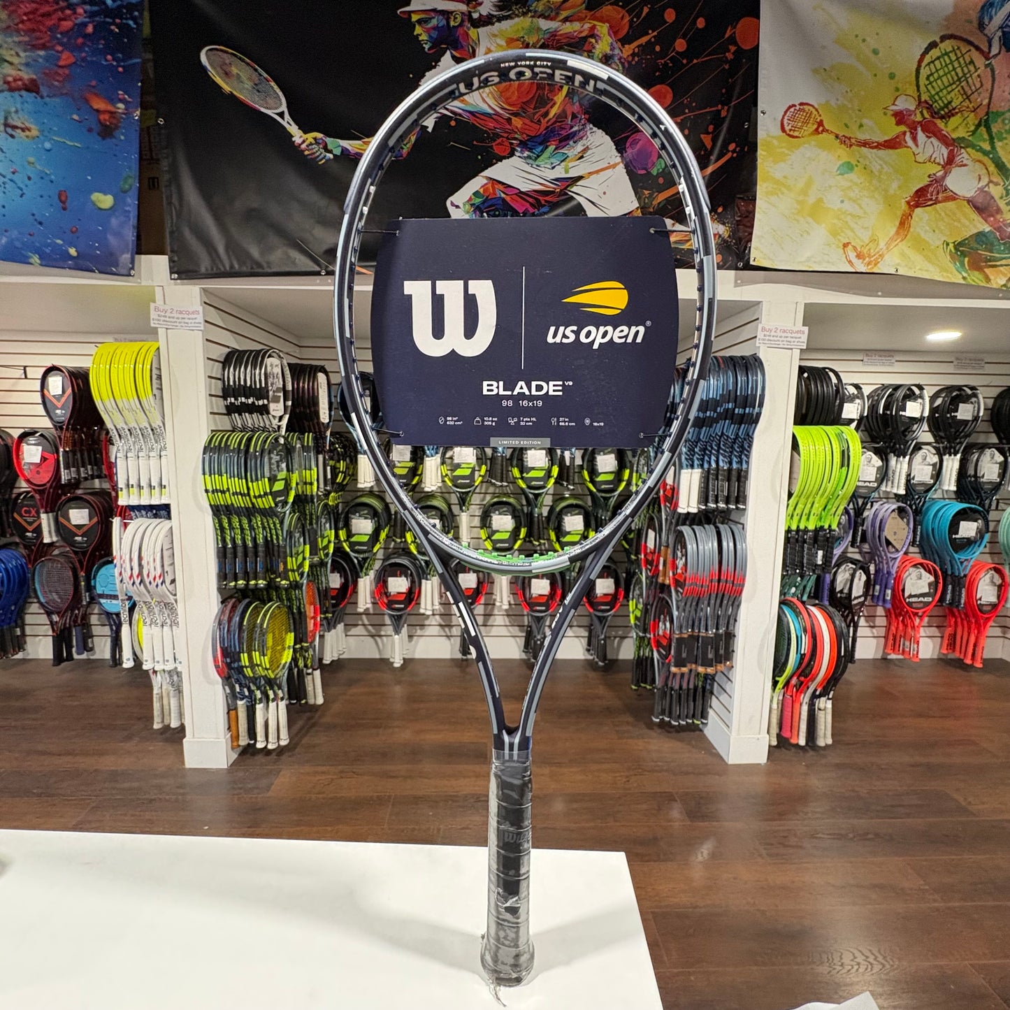 Wilson Blade 98 16x19 V9 US Open (Condition 9.9/10)