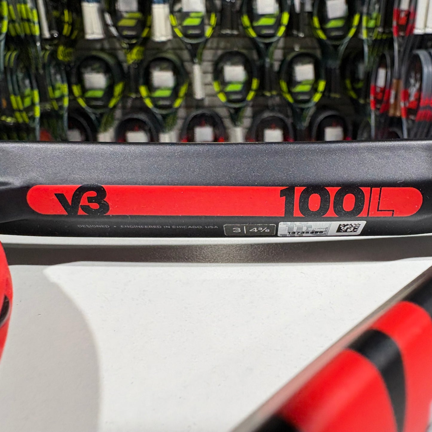 Wilson Clash 100L V3 gripsize 3/8 (condition 9.5/10) 0724-8