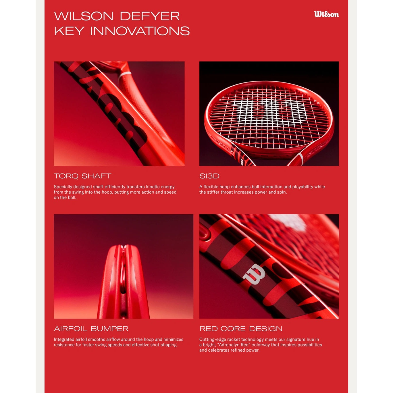 Wilson Defyer 100 – Racquetstore.com