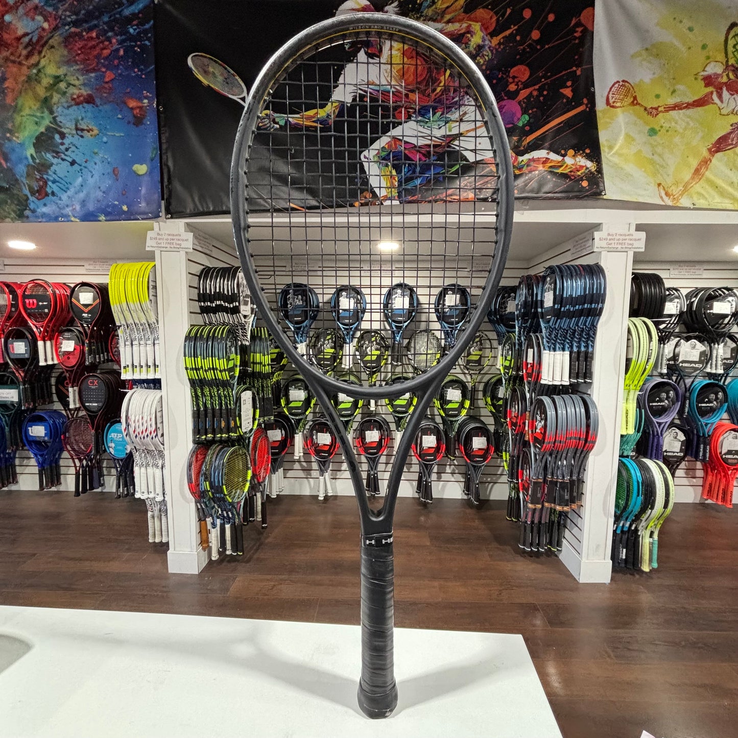 Wilson Pro Staff 97 v13 gripsize 4 1/4 (Condition 7/10) 0609-03