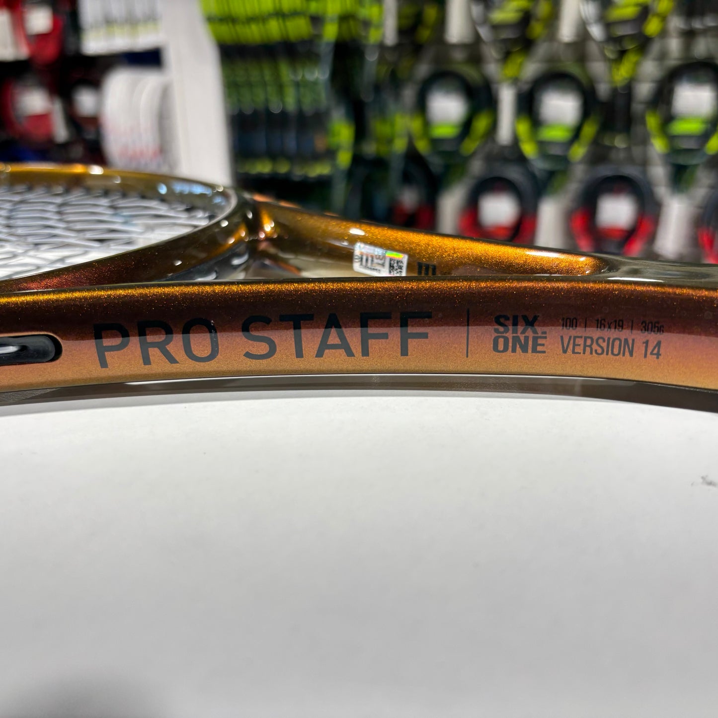 Wilson Pro Staff Six.One v14 gripsize 4 3/8 (Condition 9/10) 0429-02