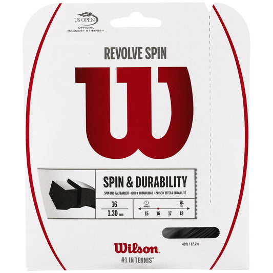 Wilson Revolve Spin Black Tennis String