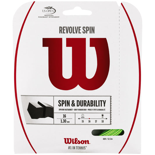 Wilson Revolve Spin Green Tennis String