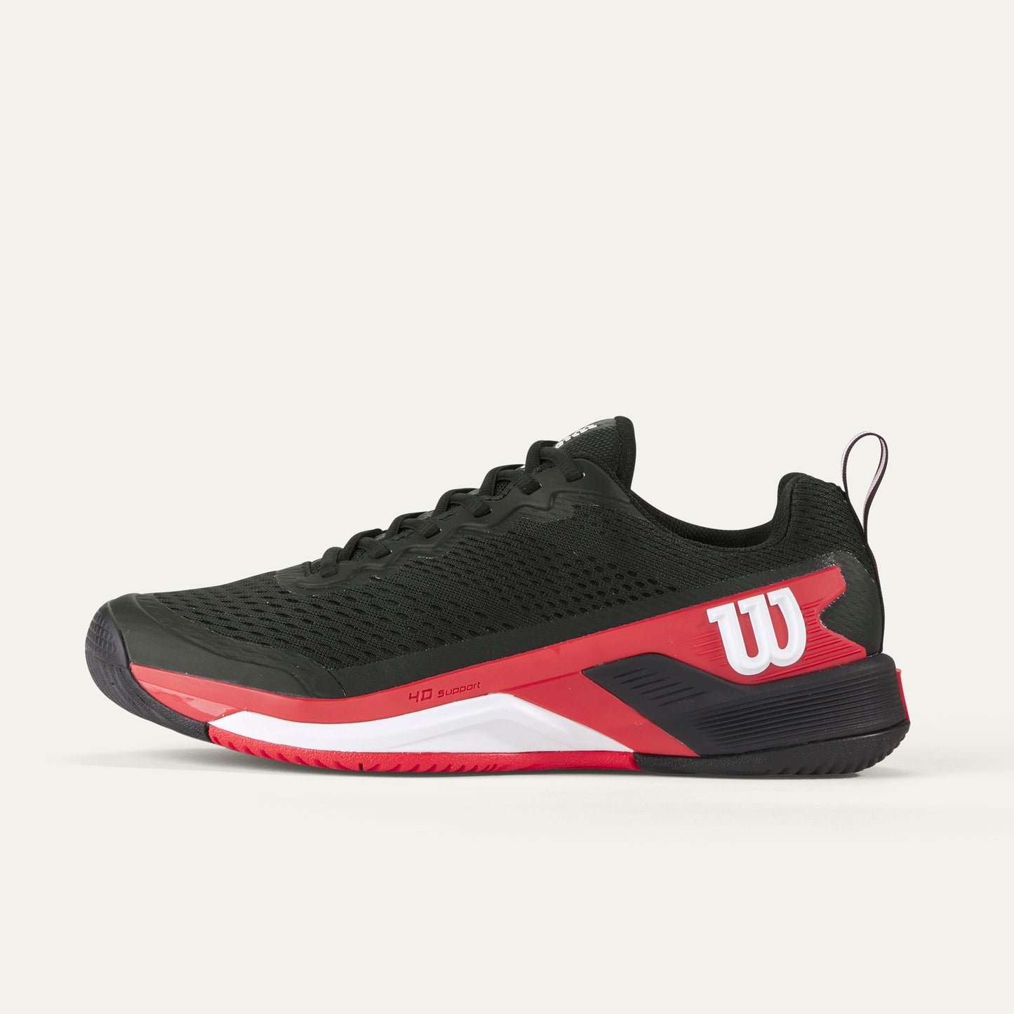 Wilson Rush Pro 4.5 Men shoes - Black/Red/White