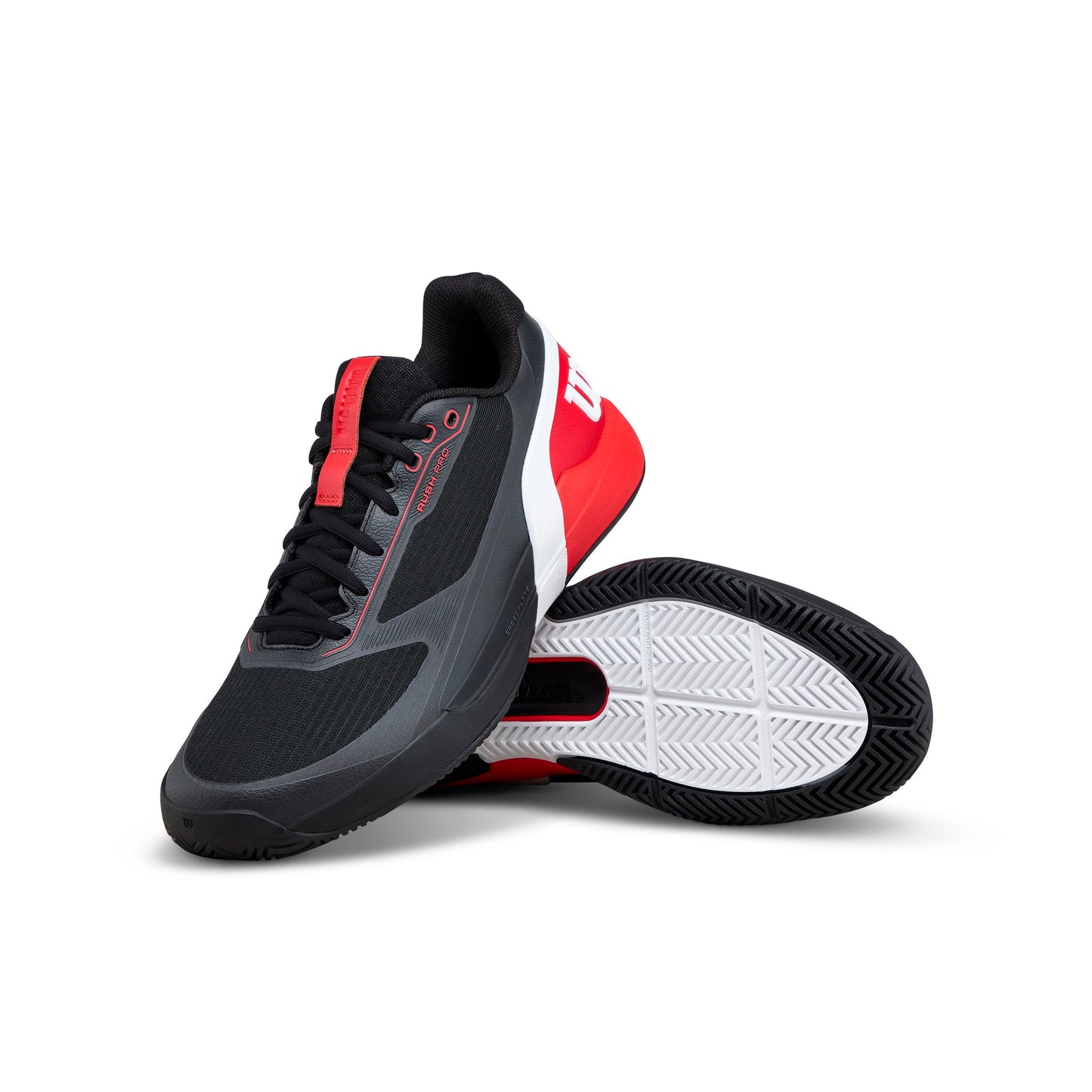Wilson Rush Pro 5 Men shoes - Black/Infrared/White