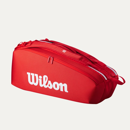Wilson Super Tour Red 6-pack bag