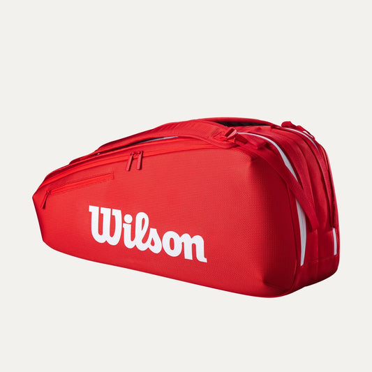 Wilson Super Tour Red 6-pack bag