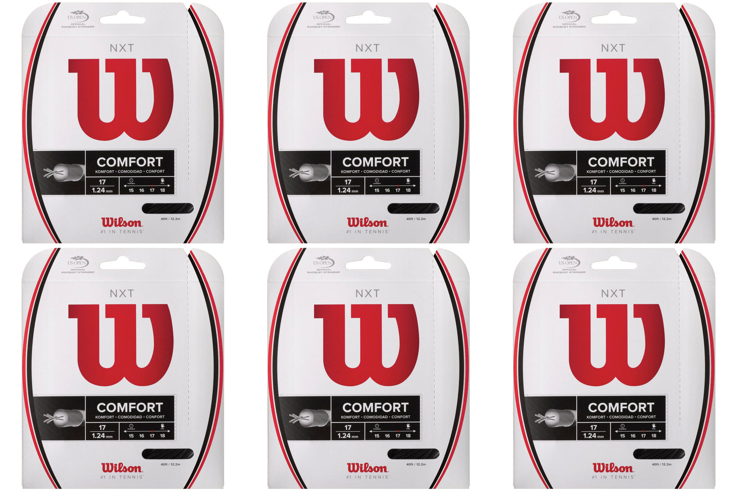 Wilson NXT Comfort Black Tennis String