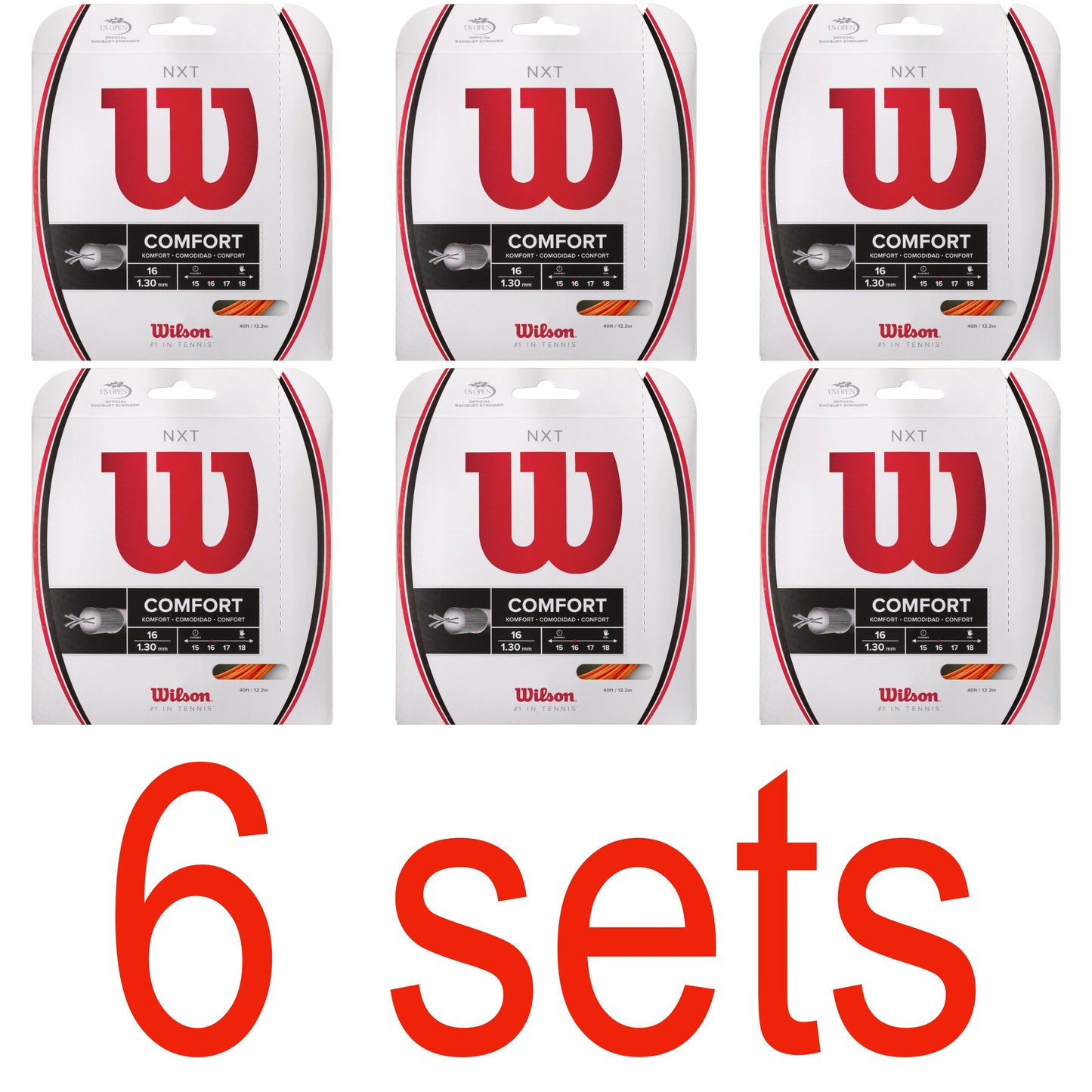 Wilson NXT Comfort Orange Tennis String