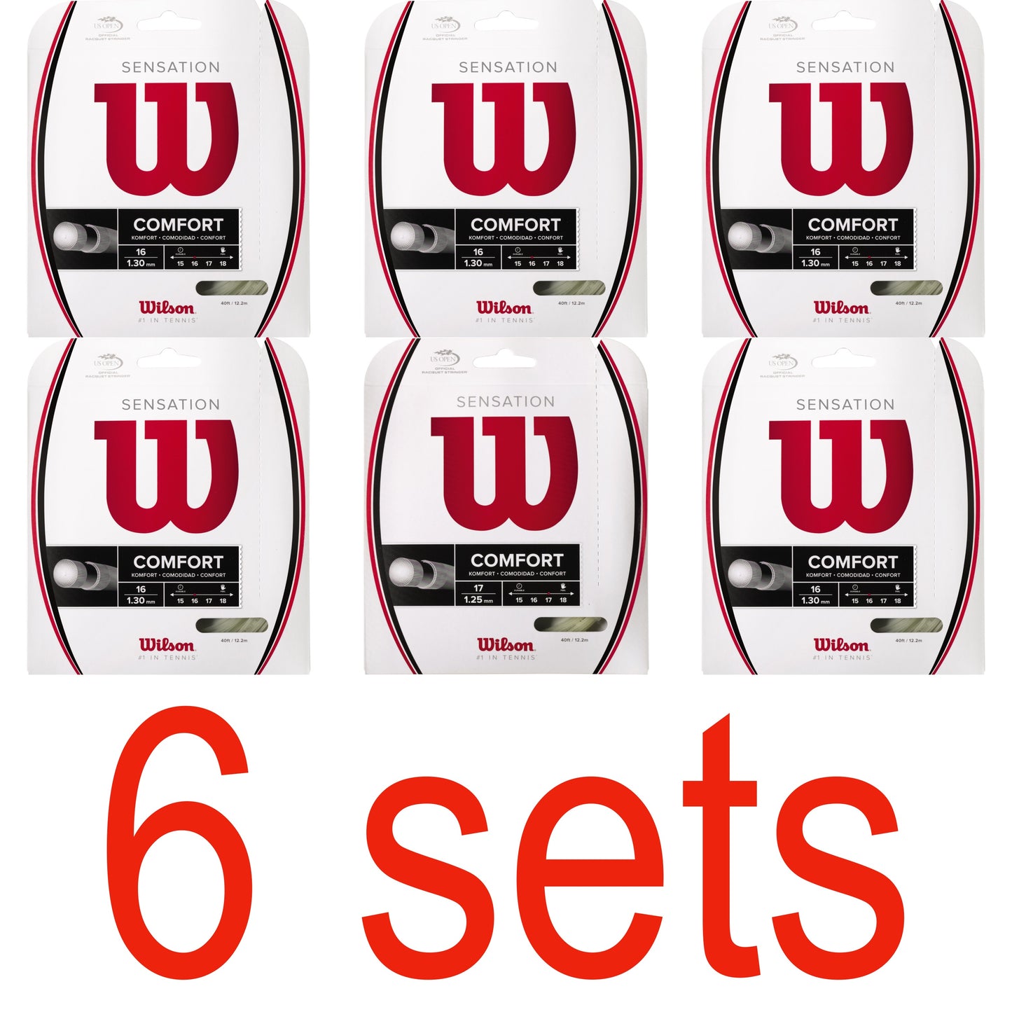 Wilson Sensation Natural Tennis String - VuTennis.com