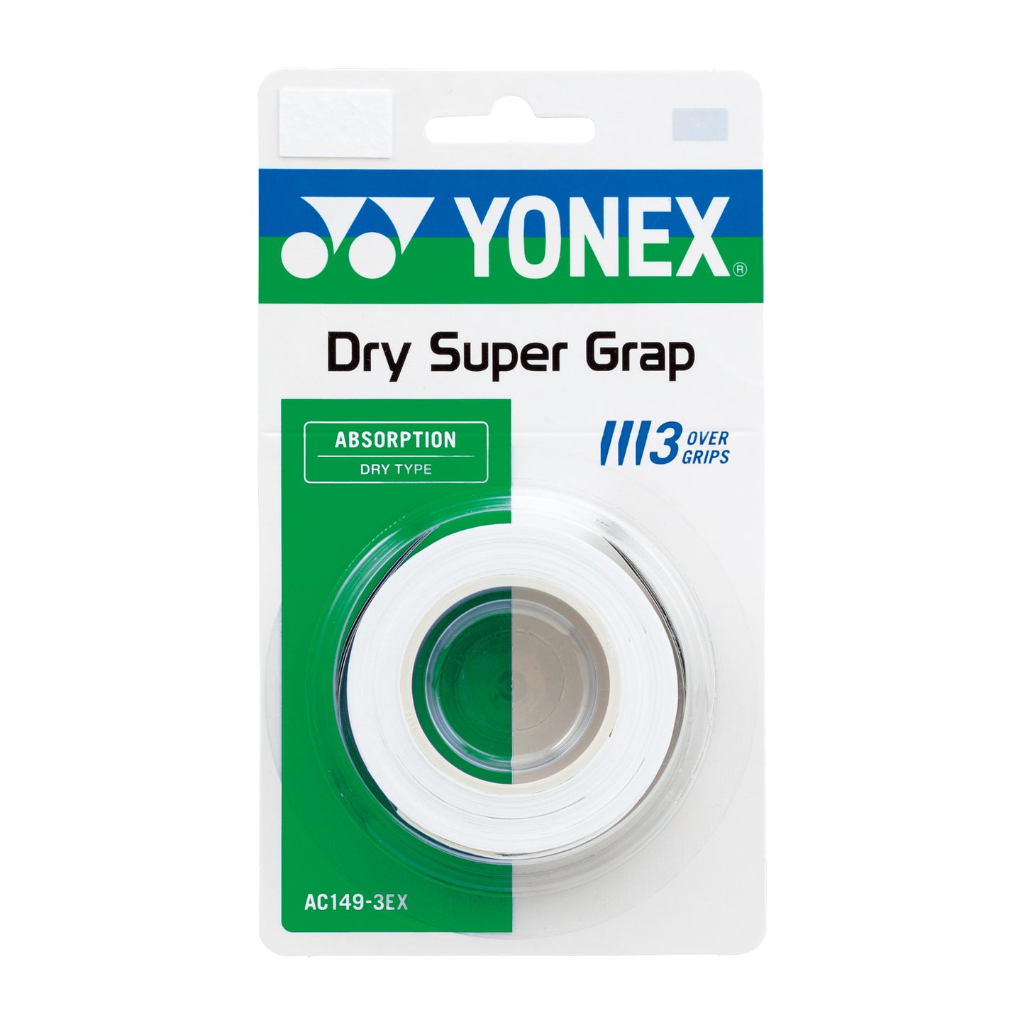 Yonex Dry Super Grap 3-pack Tennis Badminton overgrip
