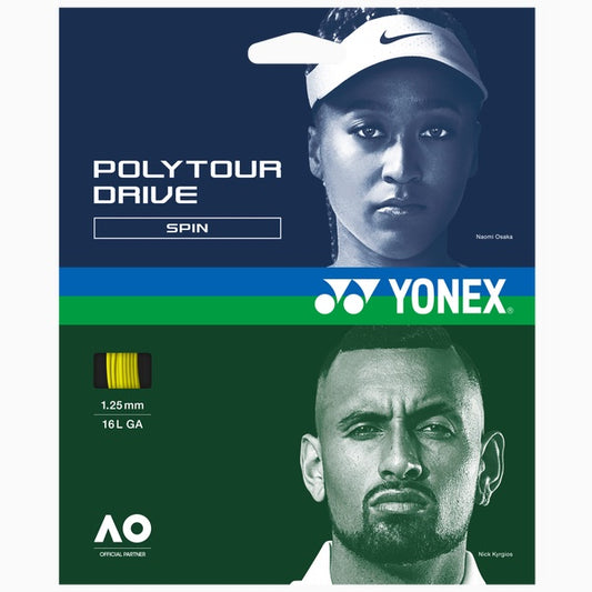 Yonex Poly Tour Drive Yellow Tennis String