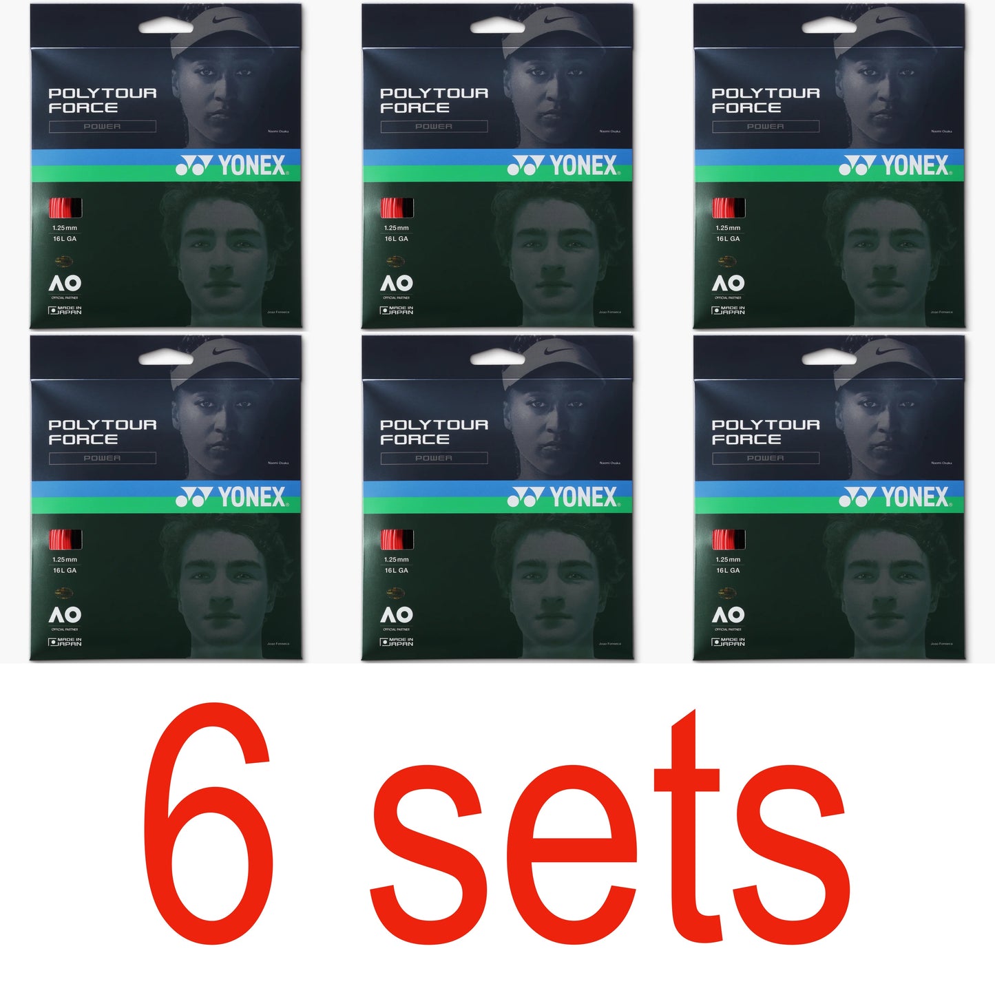 Yonex PolyTour Force Red Tennis String