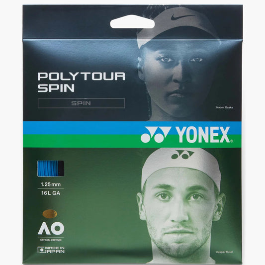 Yonex PolyTour Spin Blue Tennis String - VuTennis.com