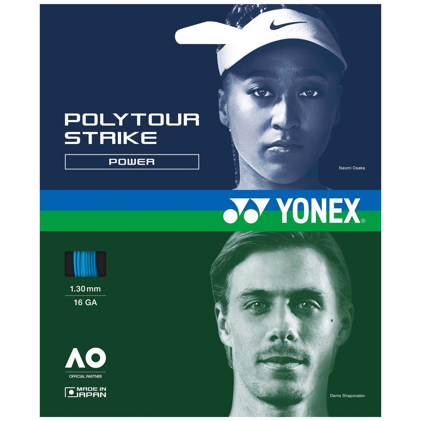 Yonex Poly Tour Strike Blue Tennis String