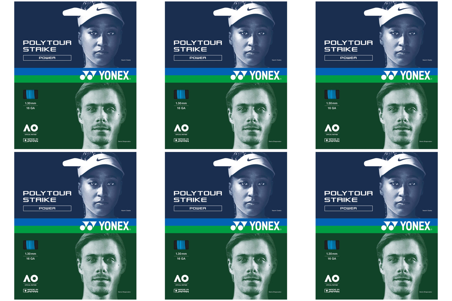 Yonex Poly Tour Strike Blue Tennis String