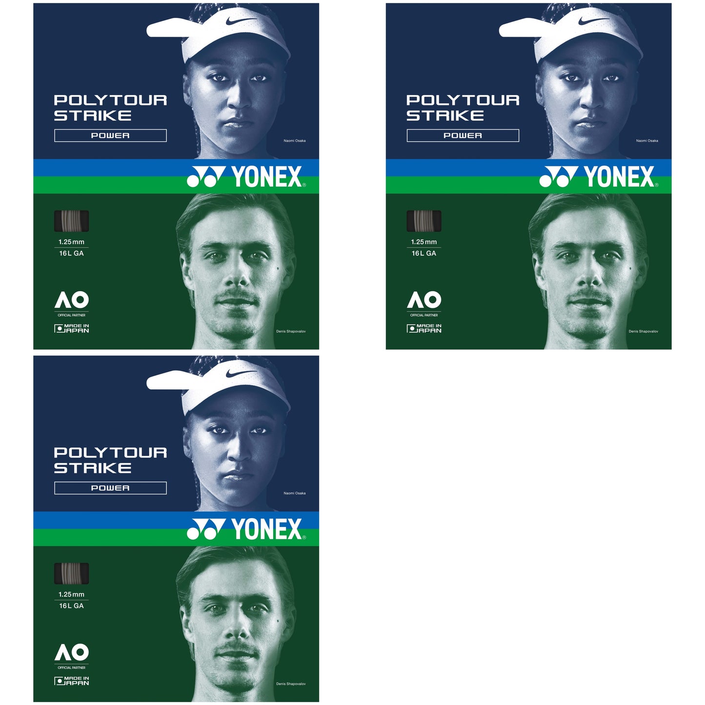 Yonex Poly Tour Strike Grey Tennis String