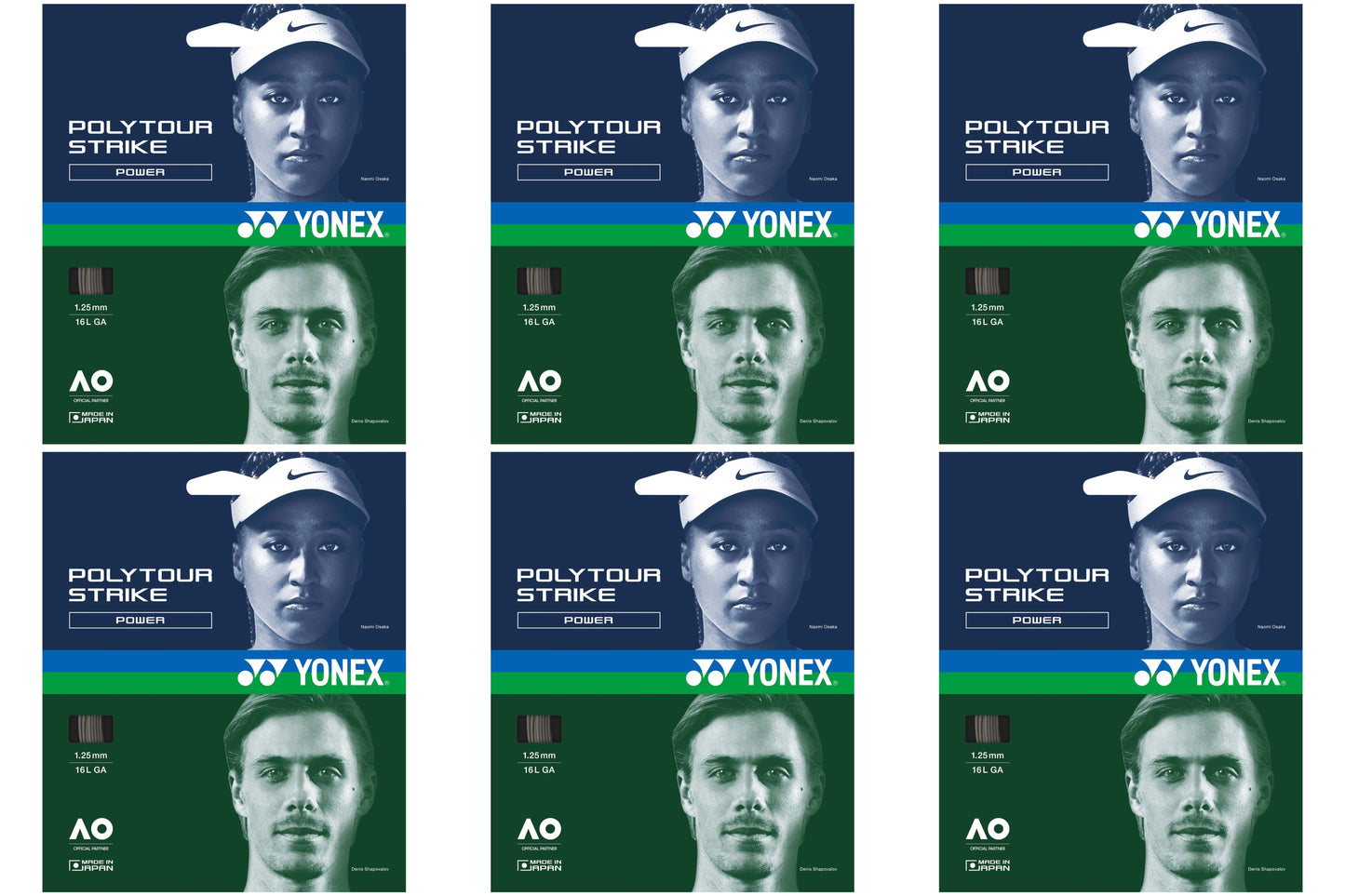 Yonex Poly Tour Strike Grey Tennis String