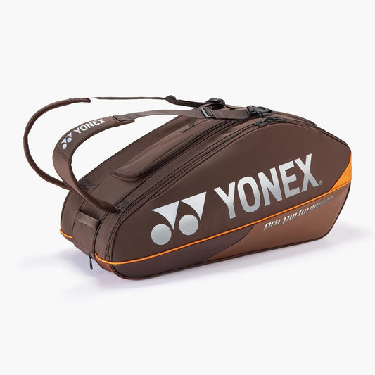 Yonex Pro Series Espresso Brown 9 pack tennis badminton bag
