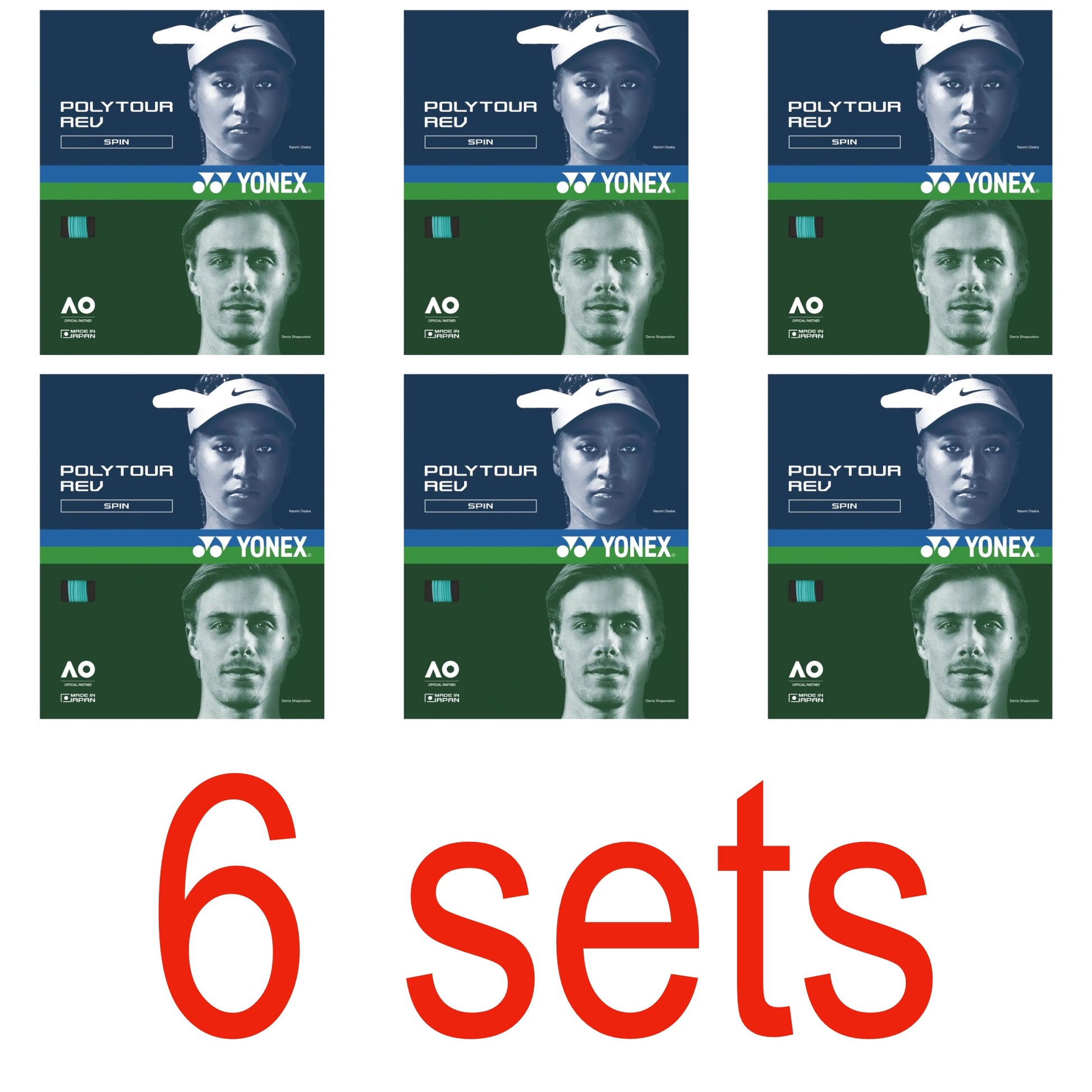 Yonex PolyTour Rev Mint Tennis String - VuTennis.com