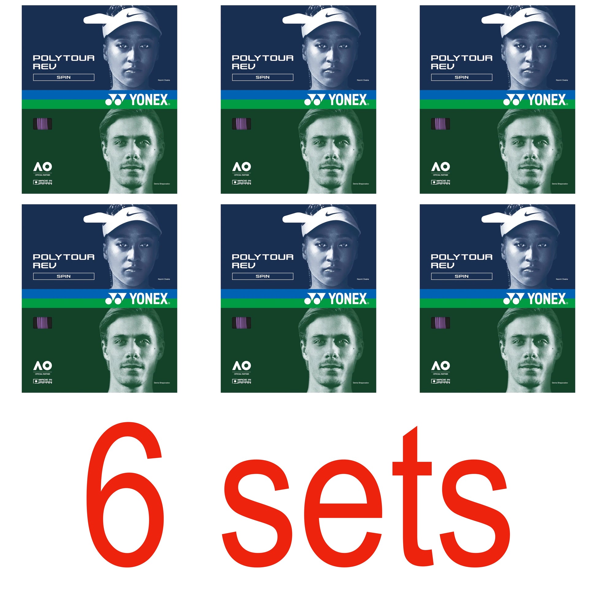 Yonex PolyTour Rev Purple Tennis String - VuTennis.com