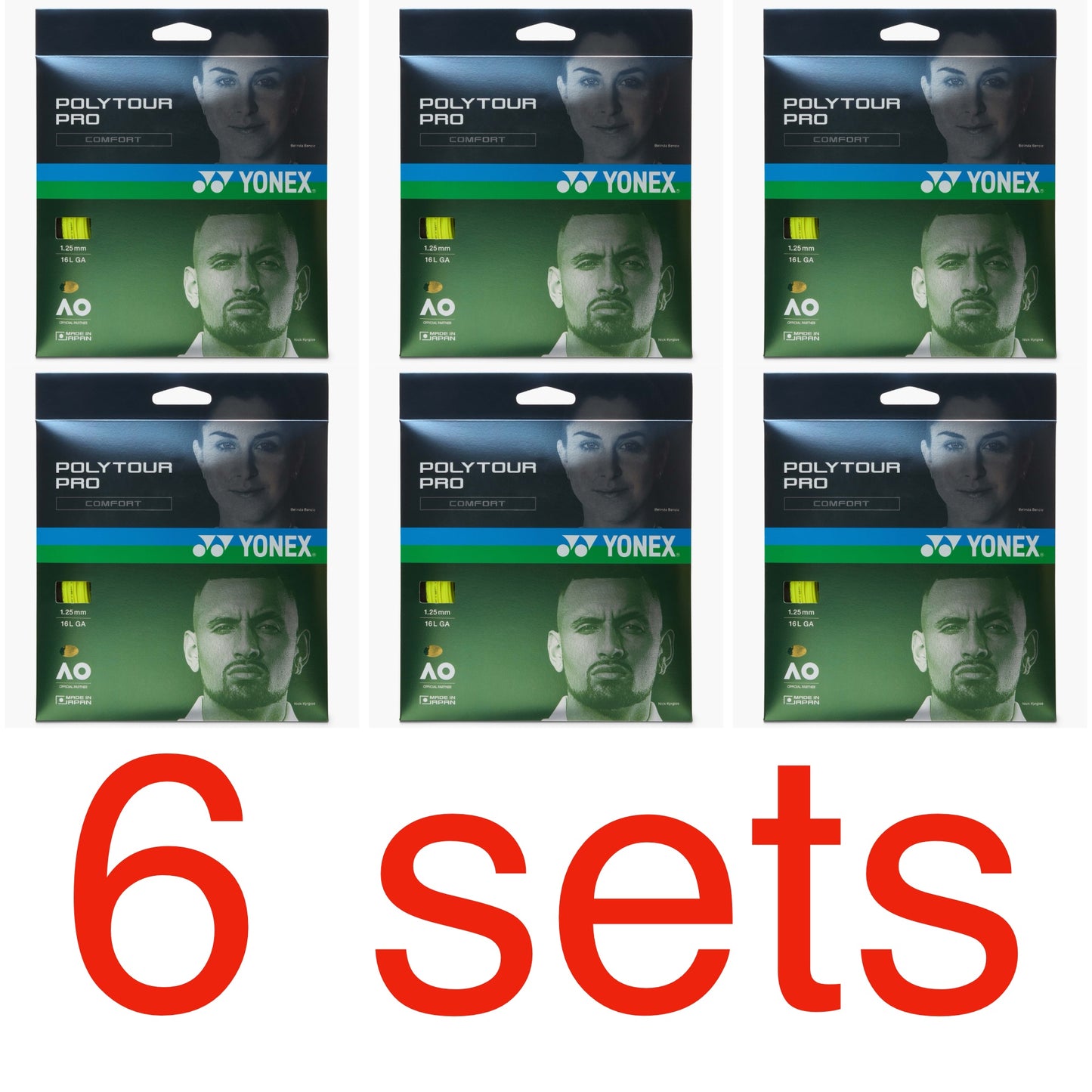 Yonex Poly Tour Pro Yellow Tennis String