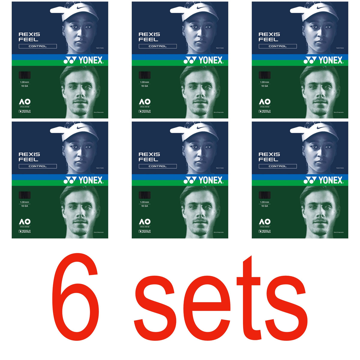 Black Tenmis Racquet String Yonex Rexis Feel Black Tennis String – Racquetstore.com