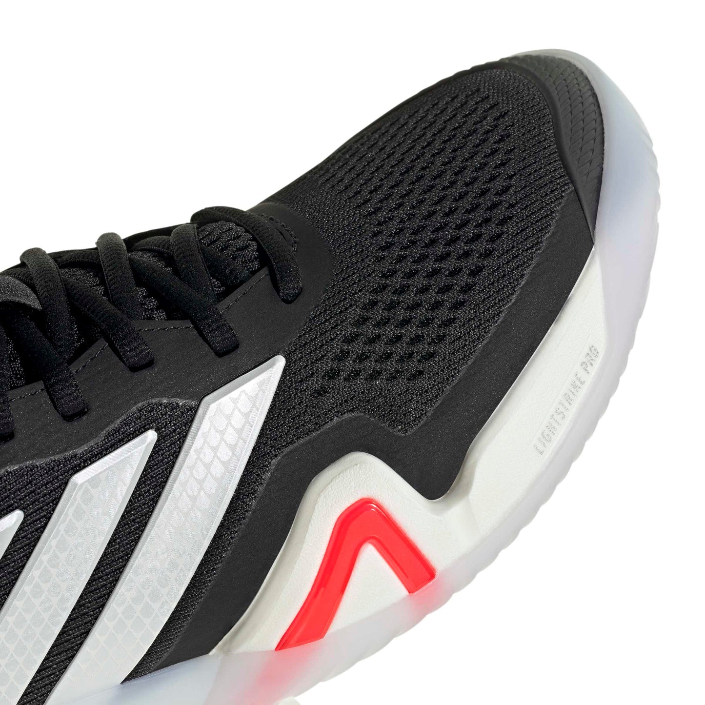 Adidas Barricade 14 Men Tennis Shoes Black/White/Red JR1741 - VuTennis.com