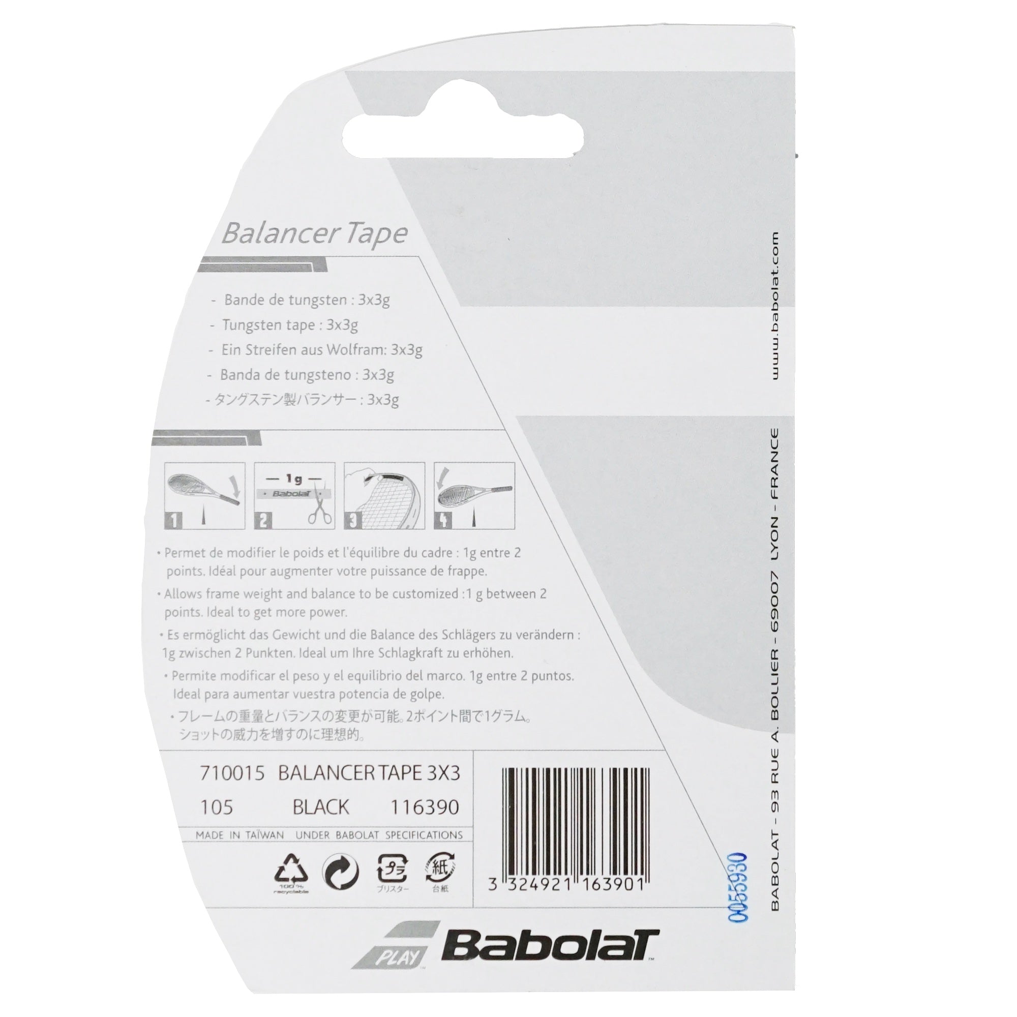 Babolat Balancer Tungsten Tape Racquetstore