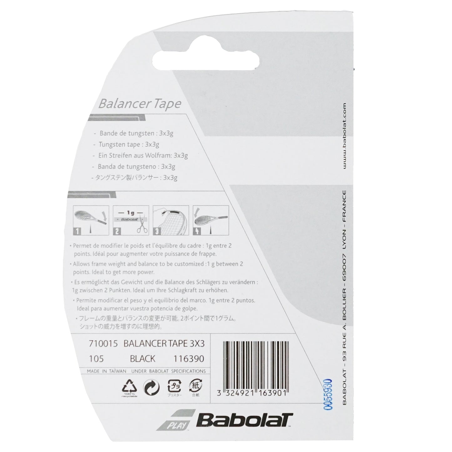 Babolat Balancer Tungsten Tape - VuTennis