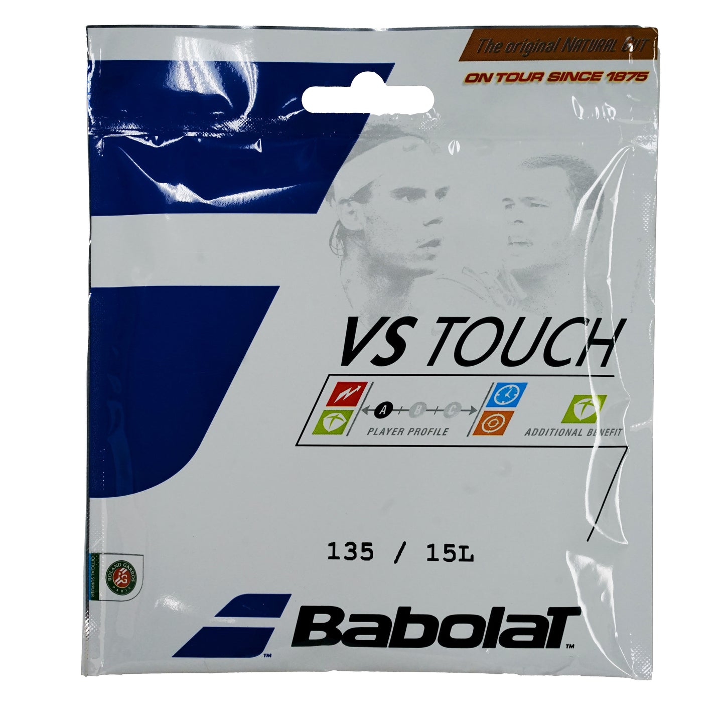 Babolat Touch VS 15 16 17 Natural Gut tennis string set - VuTennis
