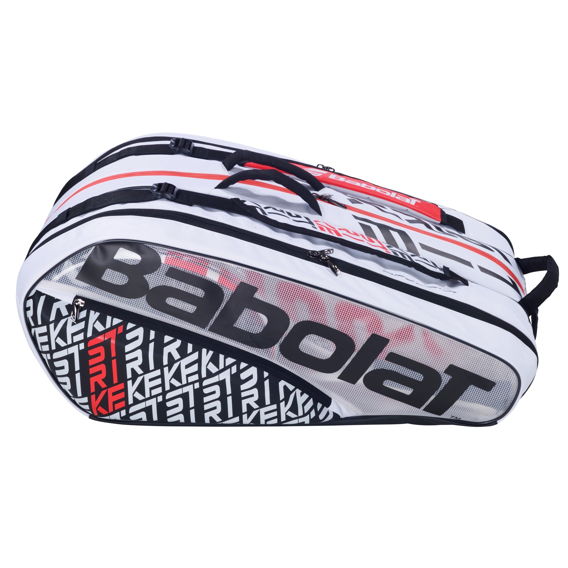 Babolat Pure Strike White/Black/Red 12 pack tennis bag 173915 - VuTennis