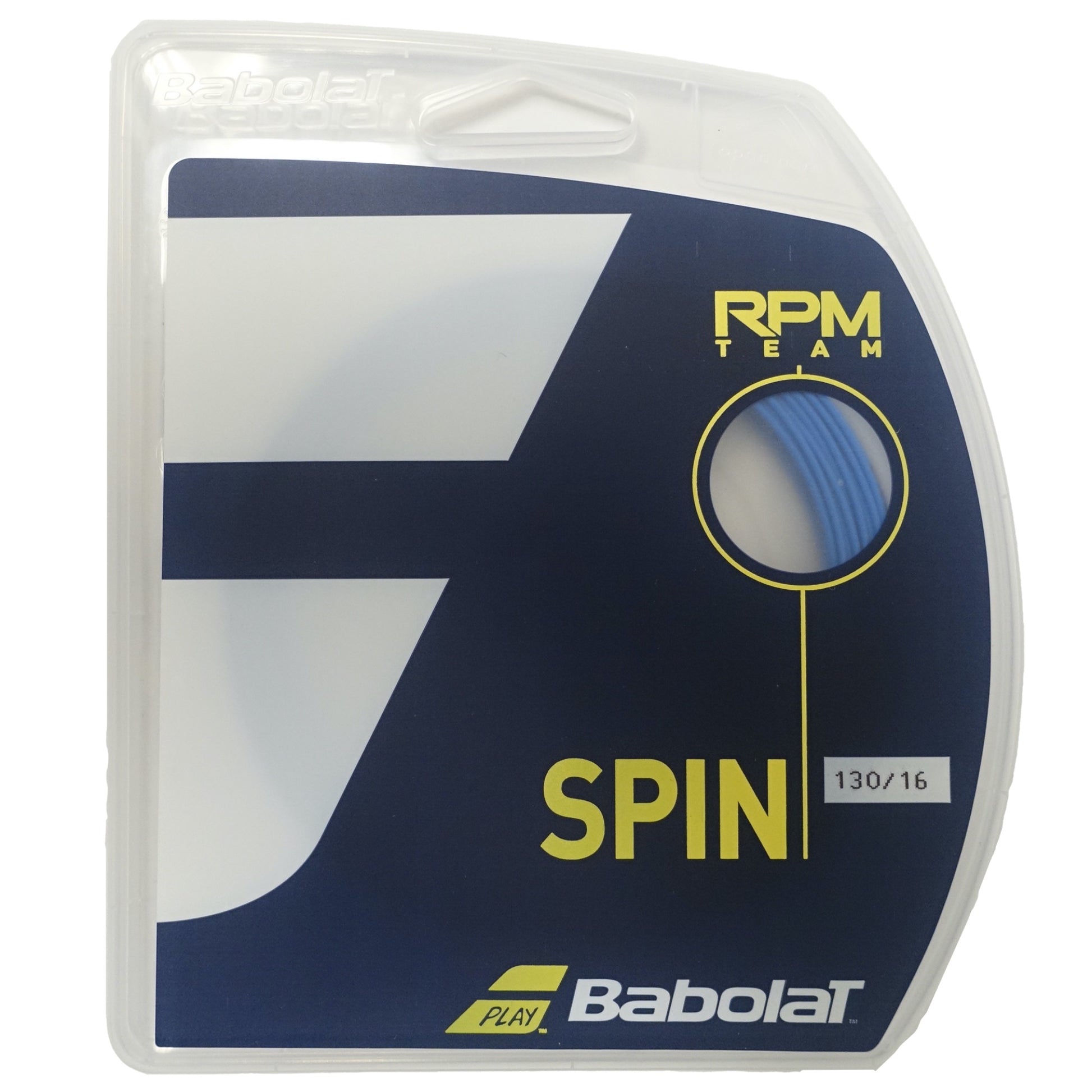 Babolat RPM Team 16g 17g Black Blue tennis string set - VuTennis